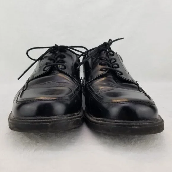 ✅Nunn Bush Men's 10M Slip Resistant Leather Oxford Shoes BLACK Comfort Lace Up - Picture 6 of 11